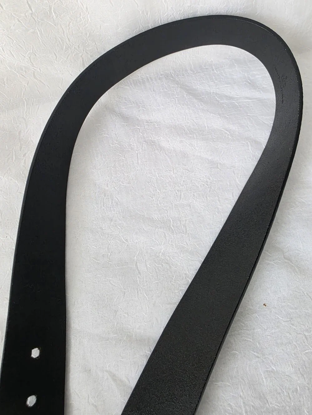 Auth Gucci Guccissima Men Black Leather Belt with Silver Buckle - Picture 9 of 12
